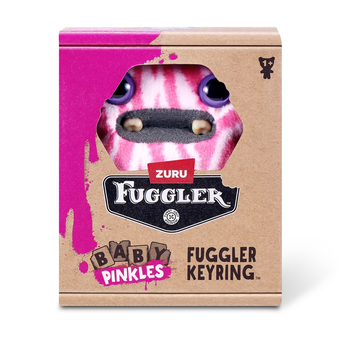 М'яка іграшка-брелок Fuggler Бебі Смугляшко