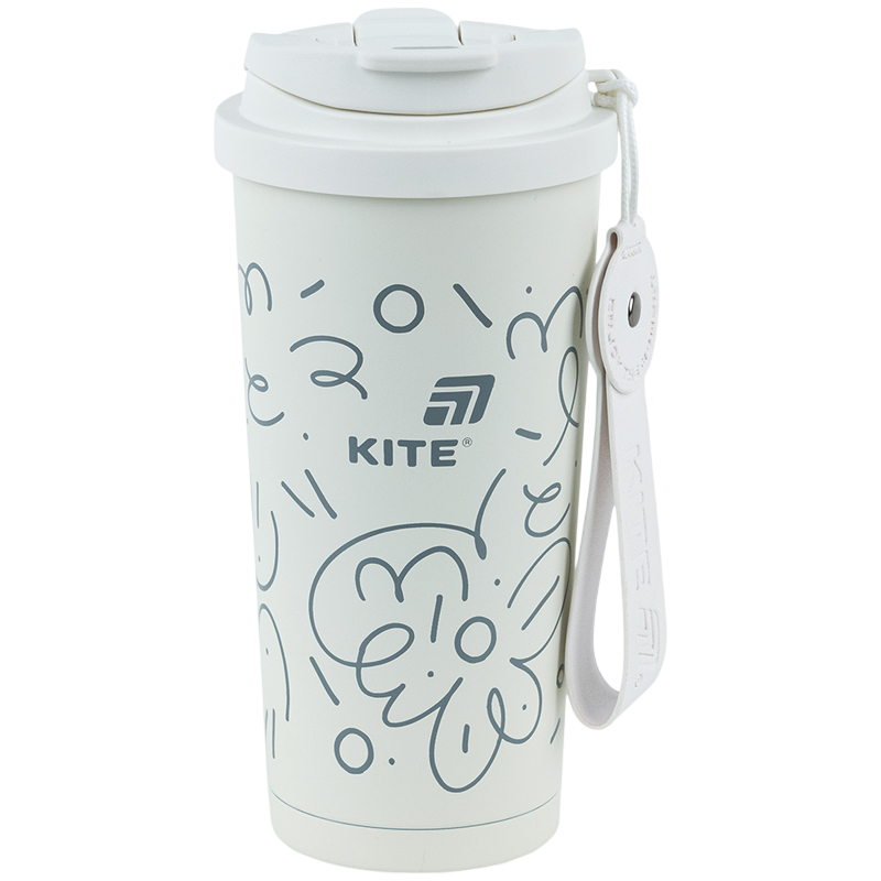 Термокружка 550 мл, біла
