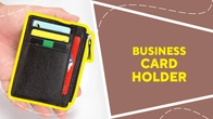 Men's business card holder