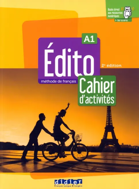 Edito A1 2e Edition Cahier d'activites + didierfle.app