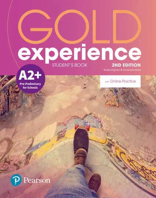 Обкладинка "Gold Experience 2ed A2+. Student's Book +MEL"