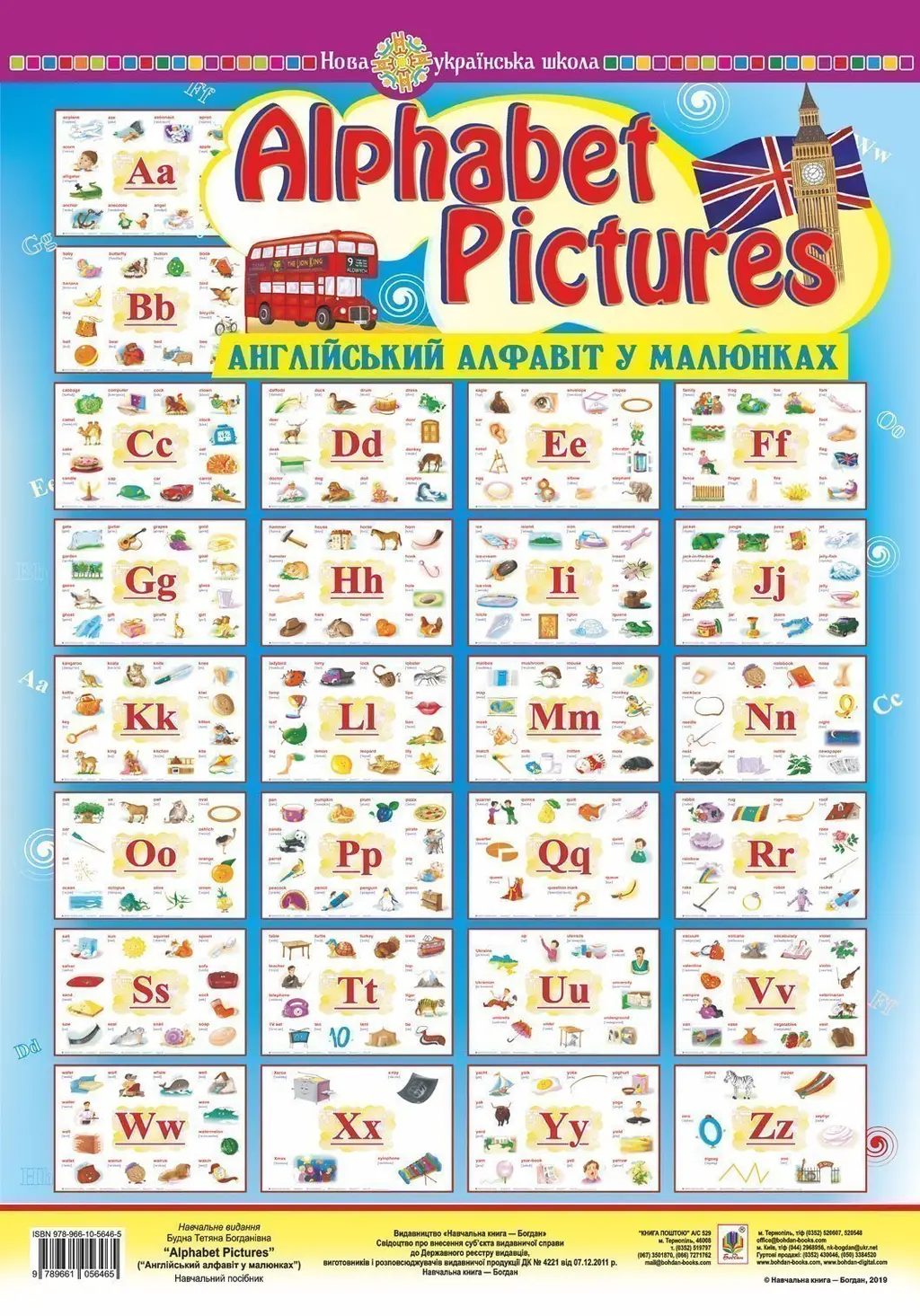 Alphabet Pictures. Англійський алфавіт в малюнках....