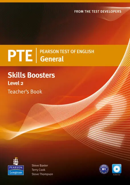 Обкладинка "PTE Test of English General Skills Booster 2. Teacher's Book +CD Pack"