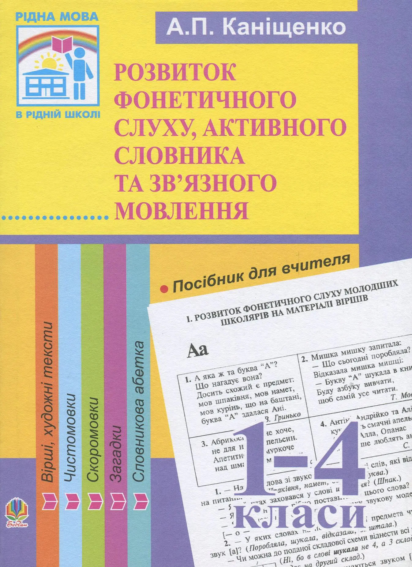 Розвиток фонетичного слуху, активного словника та зв’язного мовлення молодших школярів