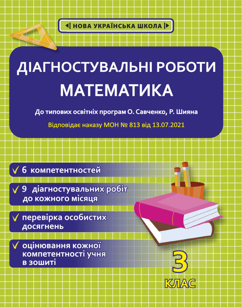 Діагностувальні роботи. Математика. 3 клас