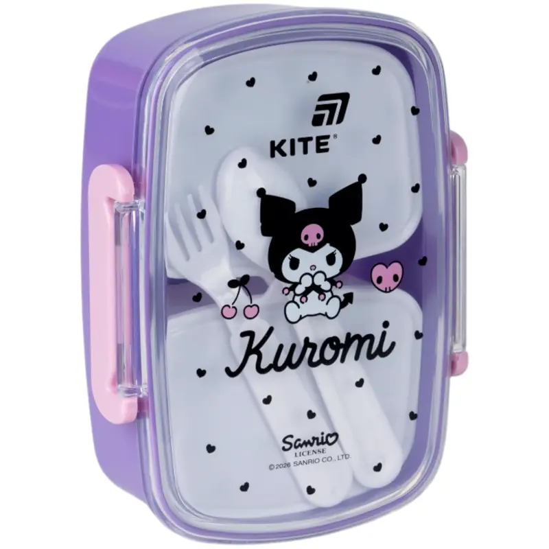 Ланчбокс з наповненням Kite Kuromi, 750 мл