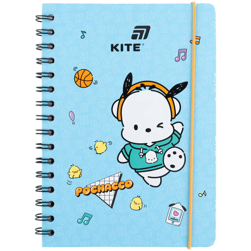 Блокнот на спіралі Kite Pochacco (A5, 80 аркушів)