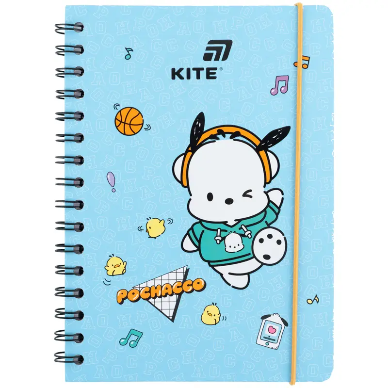 Блокнот на спіралі Kite Pochacco (A5, 80 аркушів)