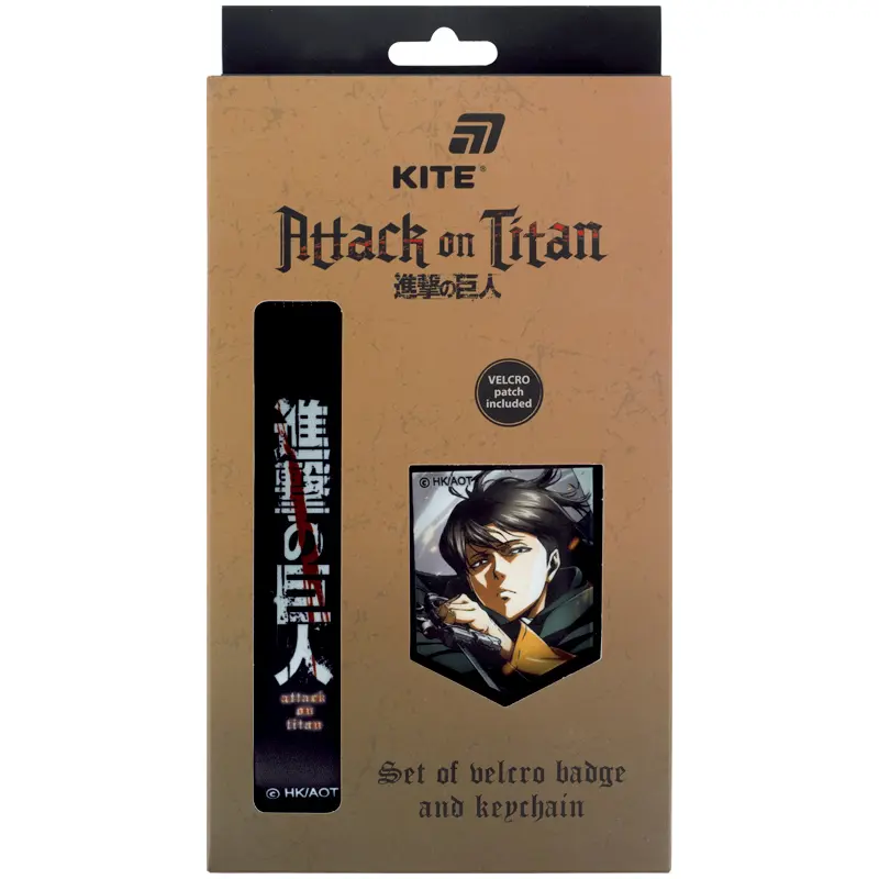 Набір бейдж на липучці та підвіска Kite Attack on Titan...