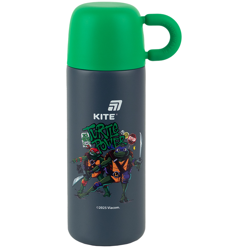 Термос Kite Ninja Turtles, 480 мл (сірий)