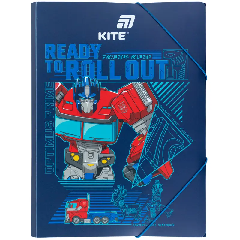 Папка на гумці Kite Transformers