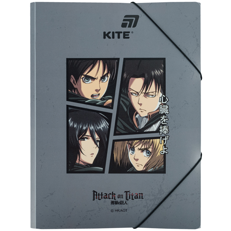 Папка на гумці Kite Attack on Titan