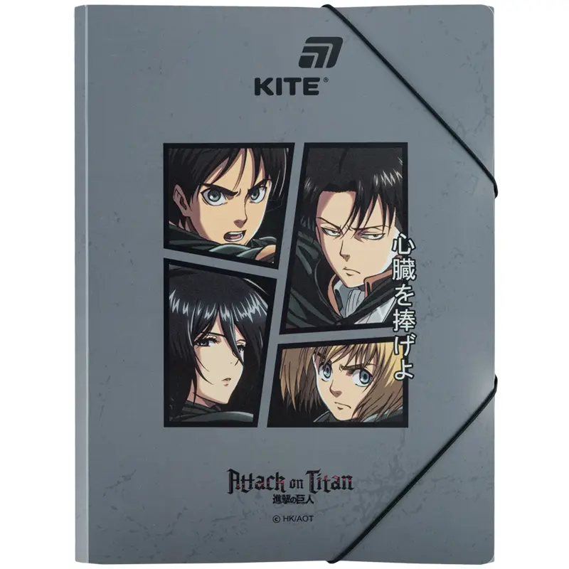 Папка на гумці Kite Attack on Titan