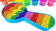Satisfying Video | How To Make Rainbow Smoothie Lollipop Slime Pool with Making Baby Bathtub ASMR