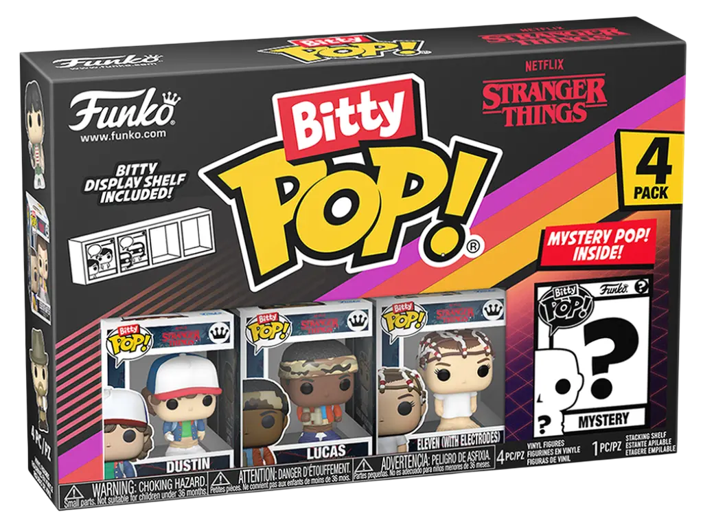 Обкладинка "Набір фігурок Funko Pop Bitty Pop Stranger Things Дастін"