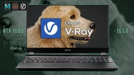 GIGABYTE AERO 15 OLED YD: V-Ray 5 Benchmark. Part 1/NVIDIA GeForce RTX 3080 Laptop(16Gb)