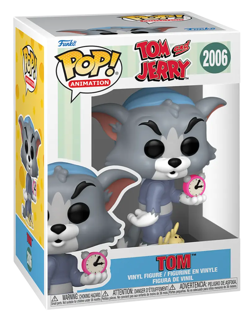 Обкладинка "Фiгурка Funko Pop Tom and Jerry S4 Том з будильником"