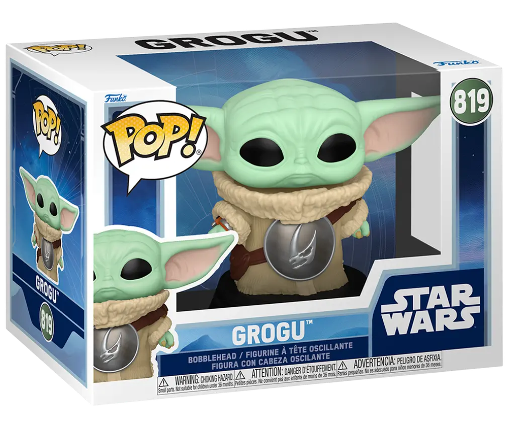 Обкладинка "Фігурка Funko Pop Star wars Ґроґу з бронею Брудорога"