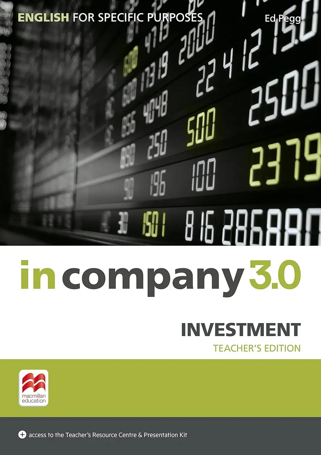 In Company 3.0 ESP. Investment. Teacher's Book