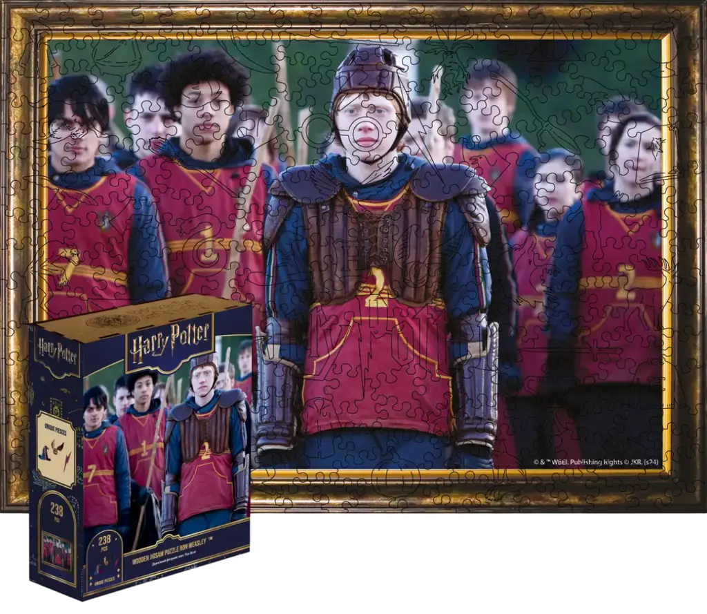 Обкладинка "Фігурний дерев'яний пазл Гаррі Поттер Рон Візлі (XXL / А2)"