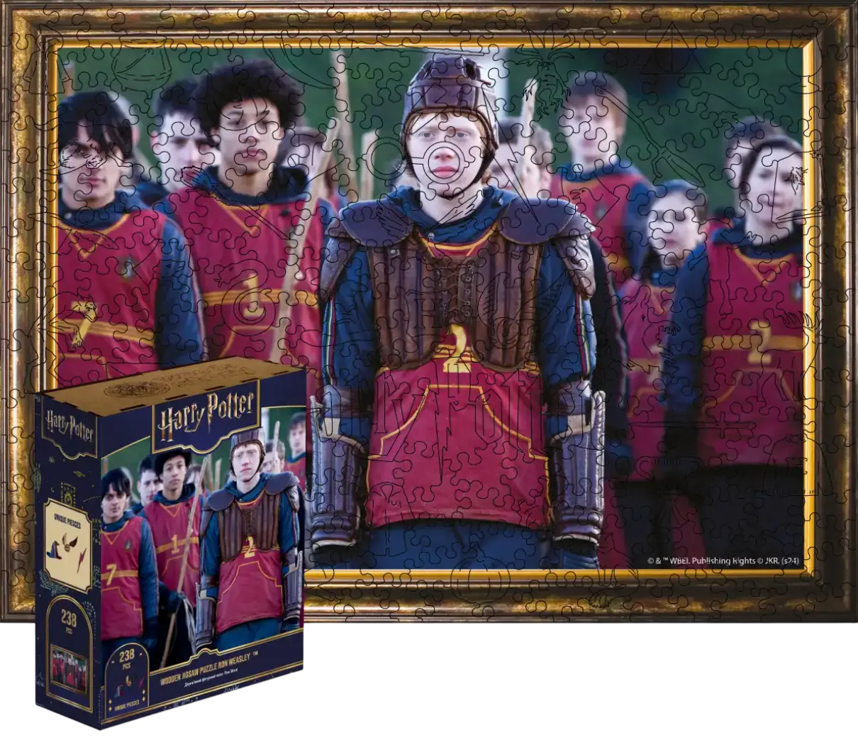 Фігурний дерев'яний пазл Гаррі Поттер Рон Візлі (XXL / А2)