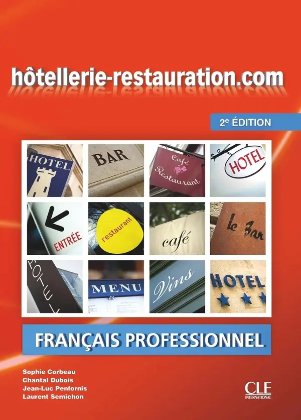 Обкладинка "Hôtellerie-restauration.com Livre de l'élève + Audio téléchargeable en ligne"