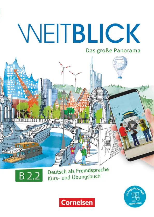 Обкладника "Weitblick B2.2 Kurs- und Übungsbuch mit PagePlayer-App" Обкладинка "Weitblick B2.2 Kurs- und Übungsbuch mit PagePlayer-App"