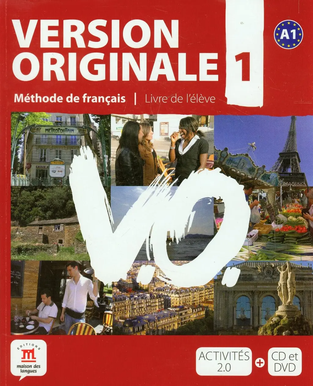Обкладинка "Version Originale 1 - Livre de l'e'le`ve + CD et DVD"
