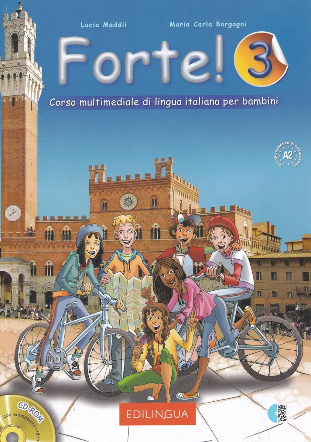 Обкладинка "Forte! 3 (A2) Libro dello studente ed esercizi + CD audio"
