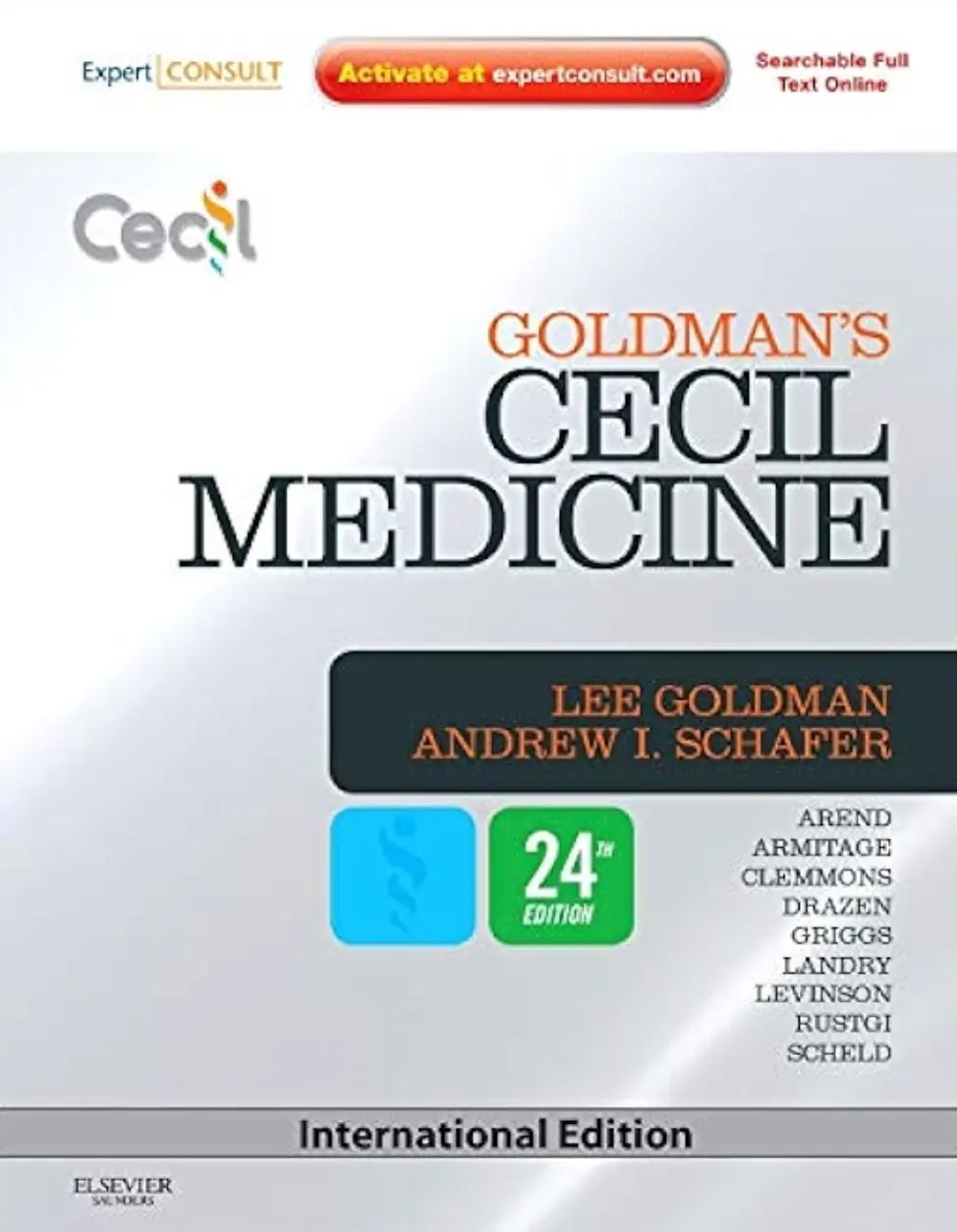 Обкладника "Goldman's Cecil Medicine. International Edition. 24th Edition" Обкладинка "Goldman's Cecil Medicine. International Edition. 24th Edition"