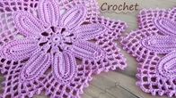 Crochet a VERY EASY AND BEAUTIFUL floral motif for beginners! Crochet pattern Step-by-step