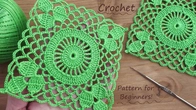 Crochet a SUPER EASY & LOVELY Granny Square for Beginners! CROCHET PATTERN Step by Step Tutorial