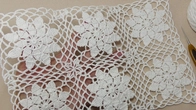CROCHET: Square motif patterns tablecloth, doily. Easy Crochet square motif tutorial for beginners