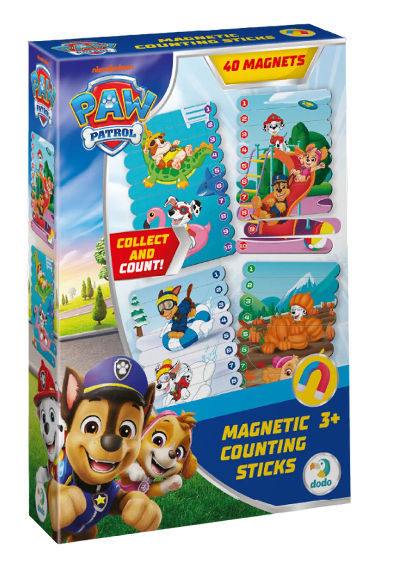 Магнітні палички для рахування Paw Patrol. Сезони