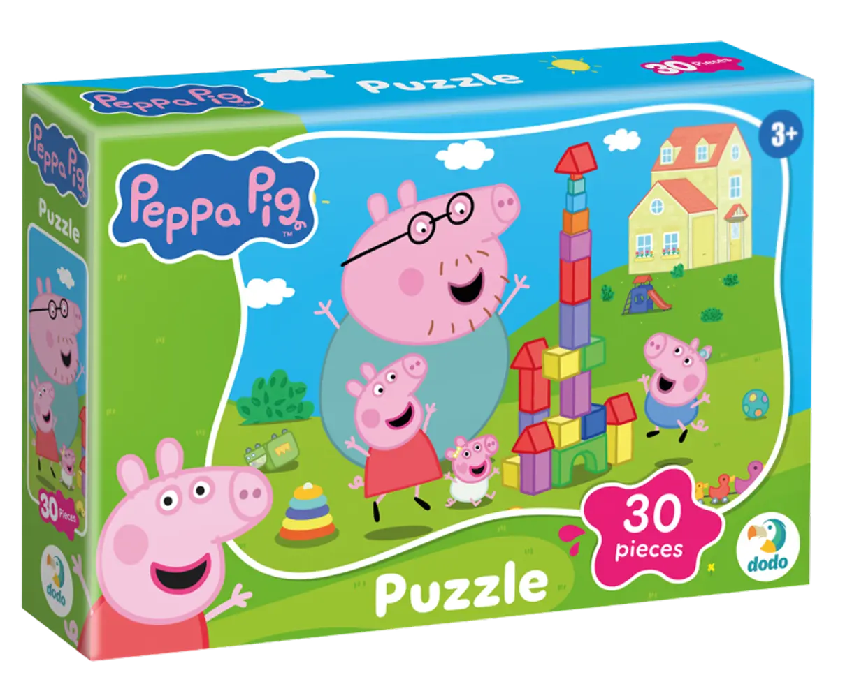 Пазл на 30 елементів Peppa Pig. Час з Татом Свином