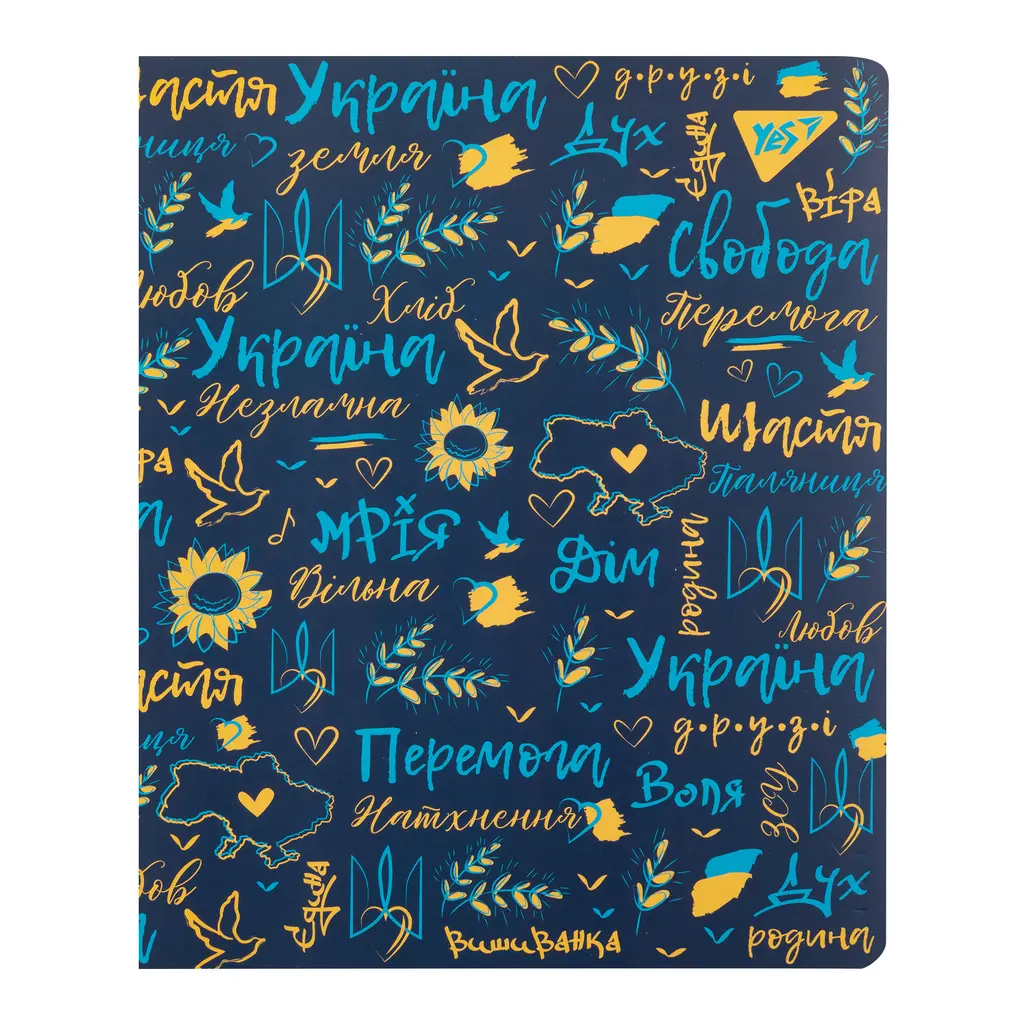 Обкладника "Блокнот YES А5/50 спіраль Freedom, клітинка" Обкладинка "Блокнот YES А5/50 спіраль Freedom, клітинка"
