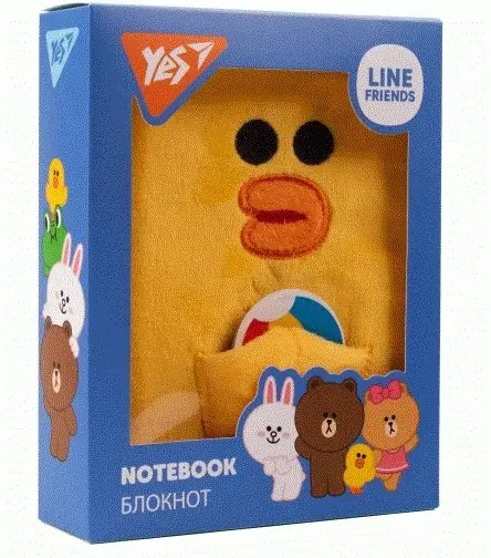 Блокнот пухнастий YES Line Friends Sally