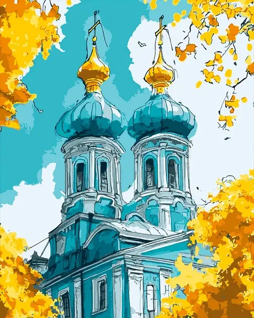 Картина за номерами SANTI Софія Київська, 40*50 см