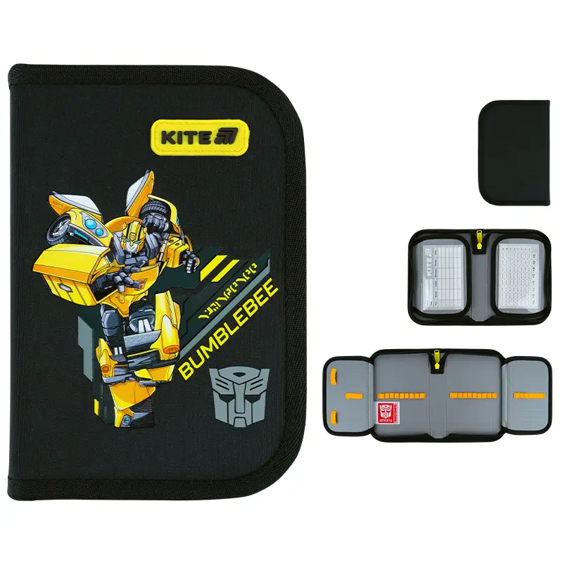Обкладинка "Пенал без наповнення Kite Transformers (1 відділення, 2 відвороти)"