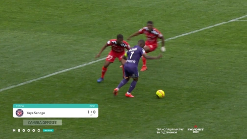 Round 28. Toulouse — Guingamp 1:0. Match overview