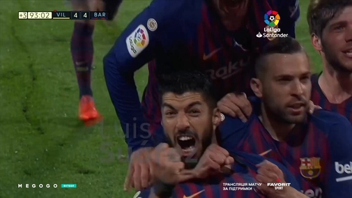 Round 30. Villarreal — Barcelona 4:4. Match overview