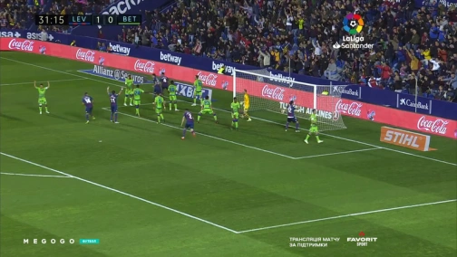 34 тур. Леванте — Бетис 4:0. Обзор матча