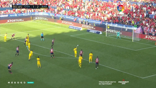 Round 3. Osasuna — Barcelona 2:2. Highlights
