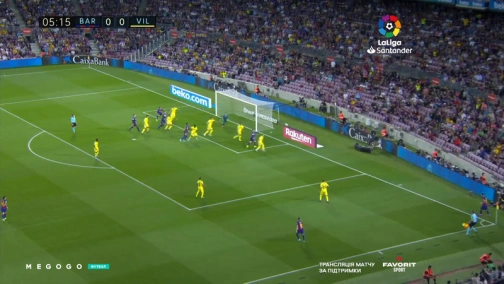 Round 6. Barcelona — Villarreal 2:1. Highlights