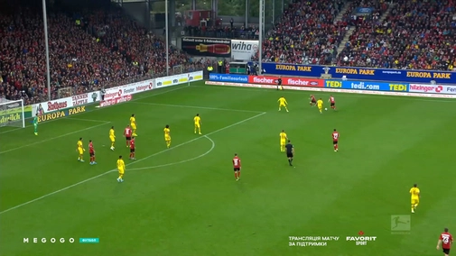 Round 7. Freiburg — Borussia Dortmund 2:2. Highlights