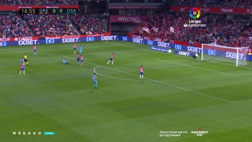 Round 9. Granada — Osasuna 1:0. Highlights
