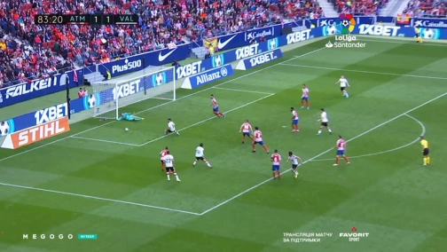 9-й тур. Атлетико — Валенсия 1:1. Обзор матча