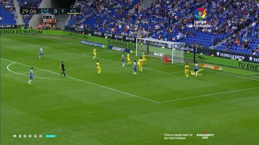 9-й тур. Еспаньйол — Вільярреал 0:1. Огляд матчу