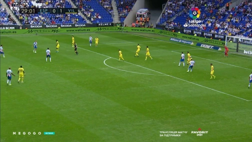 Round 9. Espanyol — Villarreal 0:1. Highlights