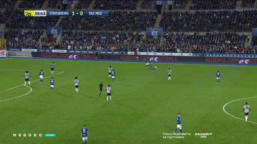 11 тур. Страсбур — Ницца 1:0. Обзор матча